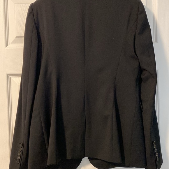 NWT BURBERRY CLASSIC FITTED CHECK LINED 100% WOOL BLAZER BROOCH NOT INCLUDED - Picture 9 of 11